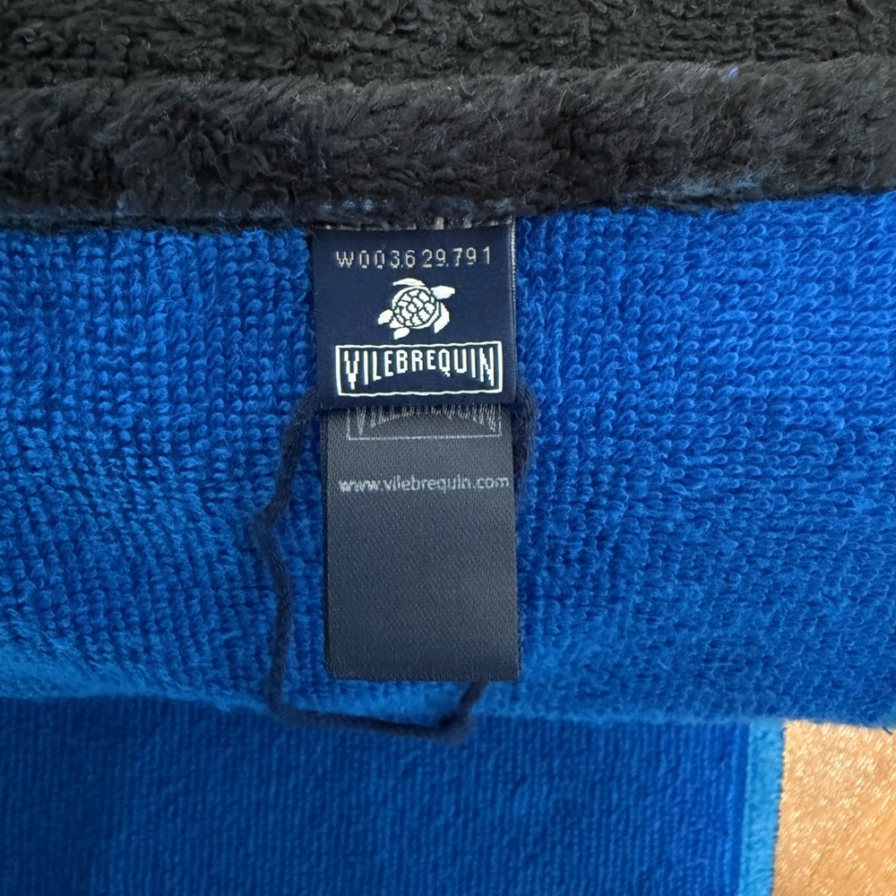 Vilebrequin Blue and Black Towel - Picture 6 of 7